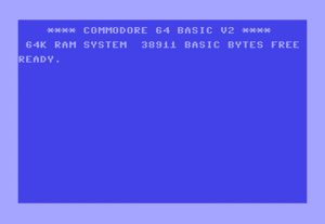 Commodore 64 Basic Screen