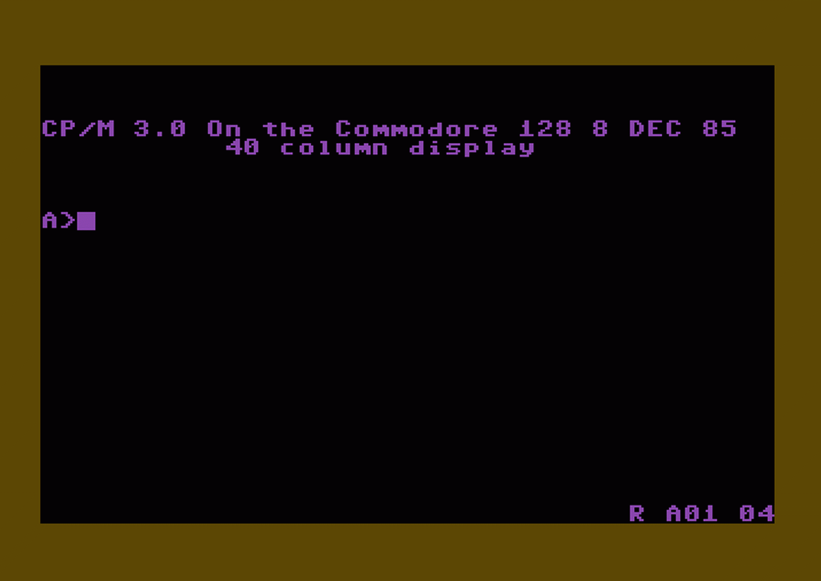 C128 CP/M Screen